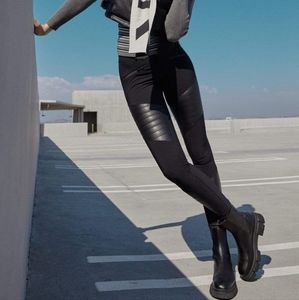 NEW Alp N Rock Women's Black Sloan Pants Vegan Leather NWT Moto Leggings SZ XS